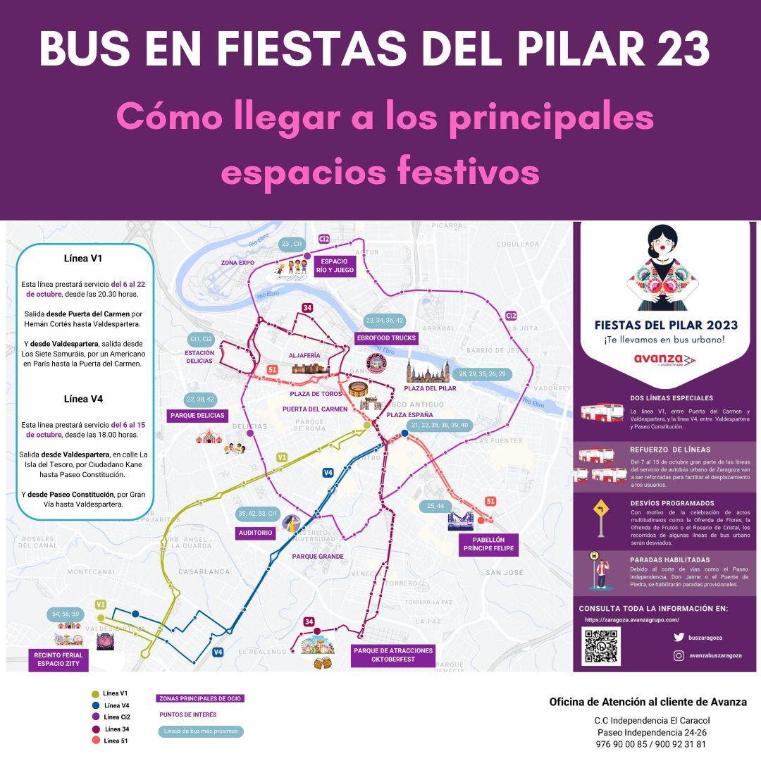 Los servicios municipales dan los últimos toques al amplio dispositivo técnico y humano de las Fiestas del Pilar 2023. Noticia. Ayuntamiento de Zaragoza