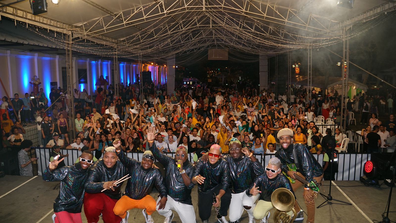 Rancho Aparte puso a bailar a los palmiranos al sonido del revulú y el bunde en el 29º Festival de las Artes Ricardo Nieto -