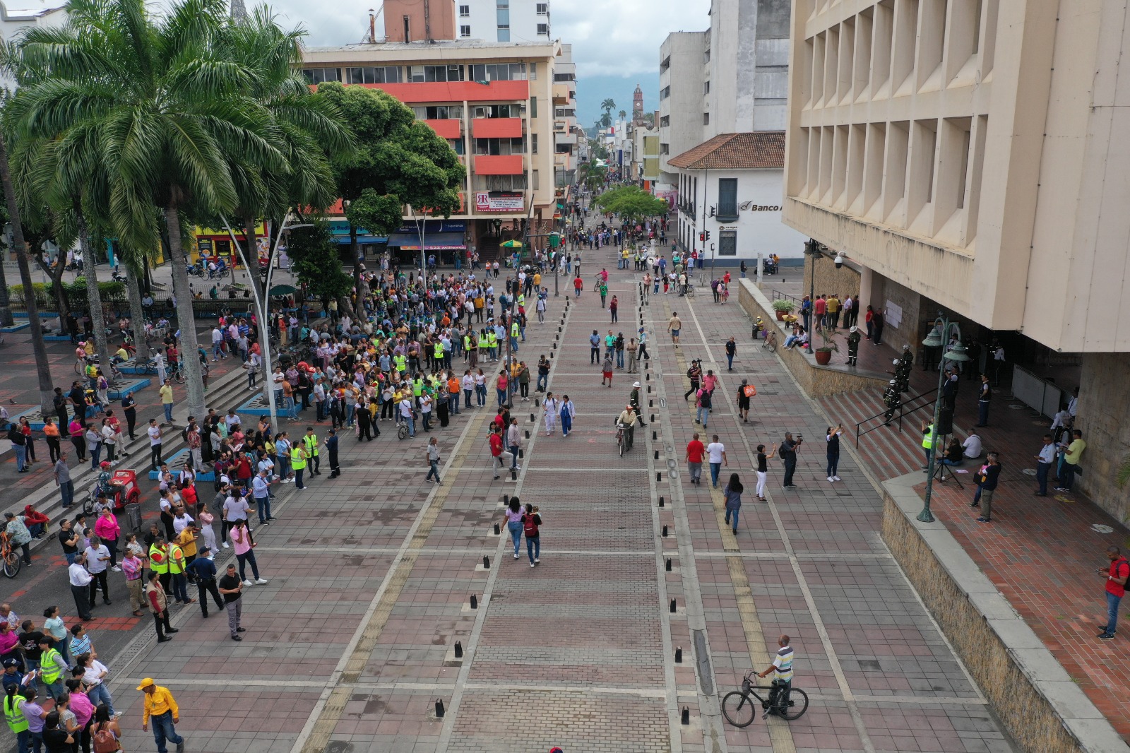 ¡Simulacro Nacional en Palmira! Participaron 111 instituciones de la ciudad y en el Camp evacuaron 310 personas -