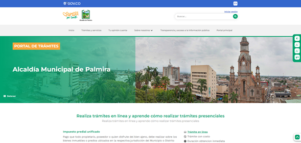 ¿Sabías que en Palmira tenemos una sede electrónica de trámites y servicios? ¡Conoce más detalles! -