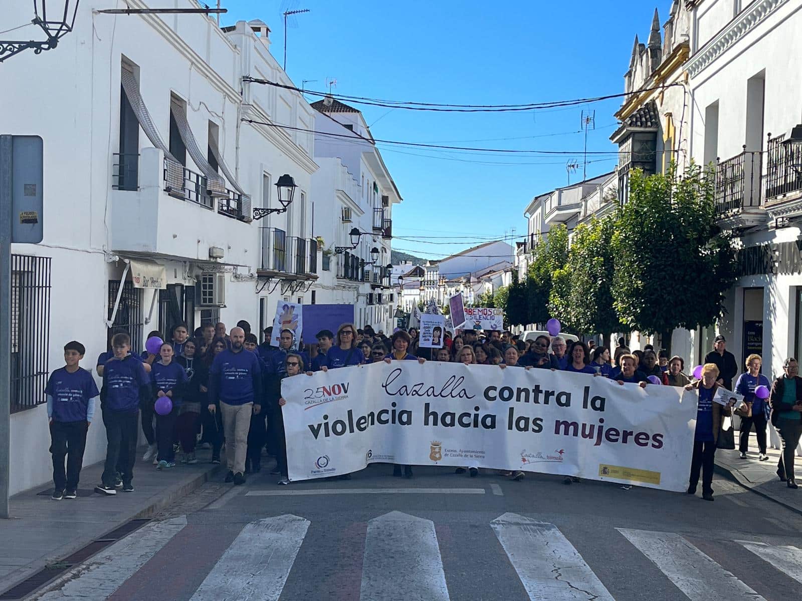 25 de noviembre. “Cazalla contra la violencia de género” – Cazalla de la Sierra