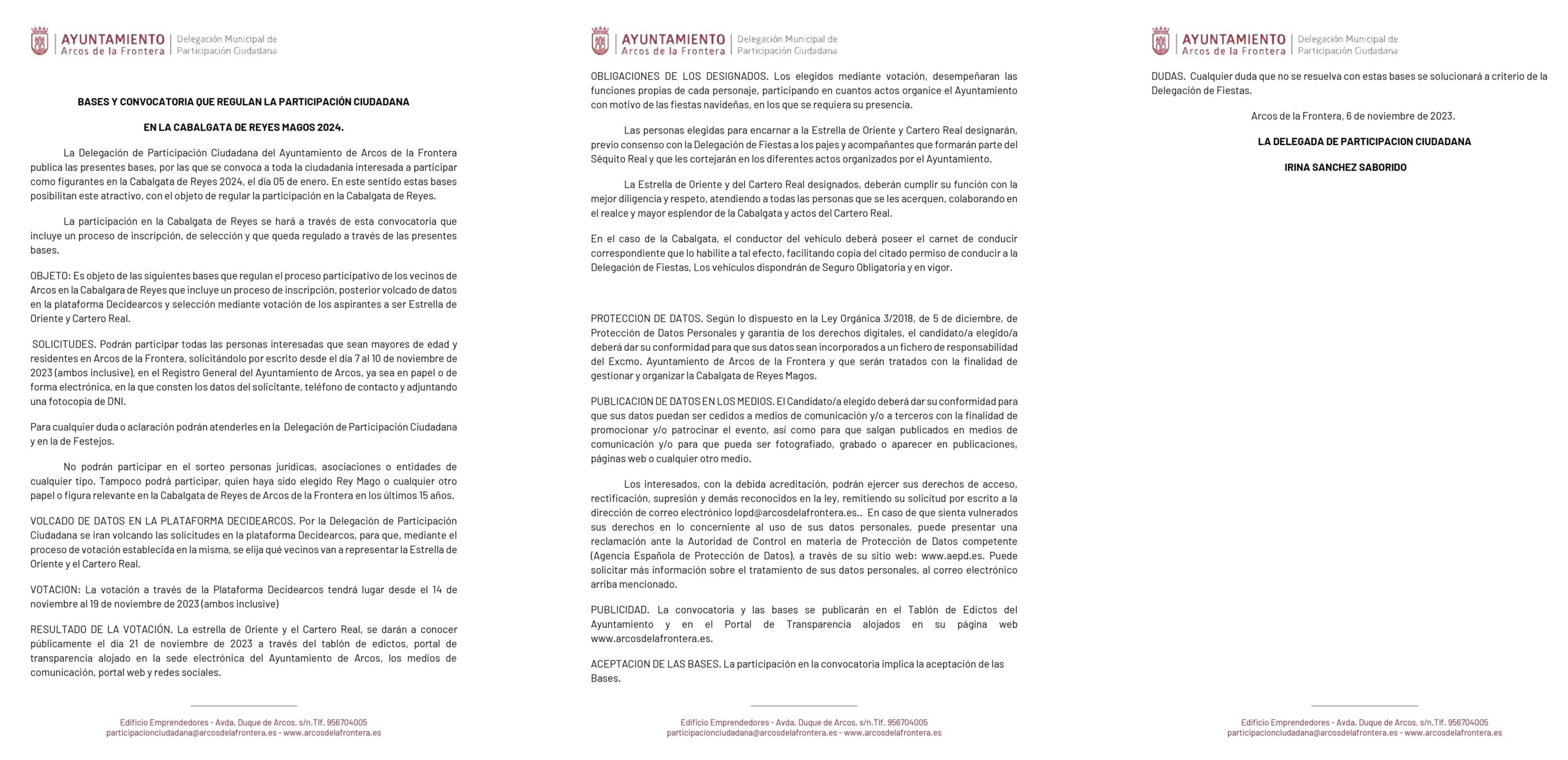 Bases para representar a la Estrella de Oriente y al Cartero Real