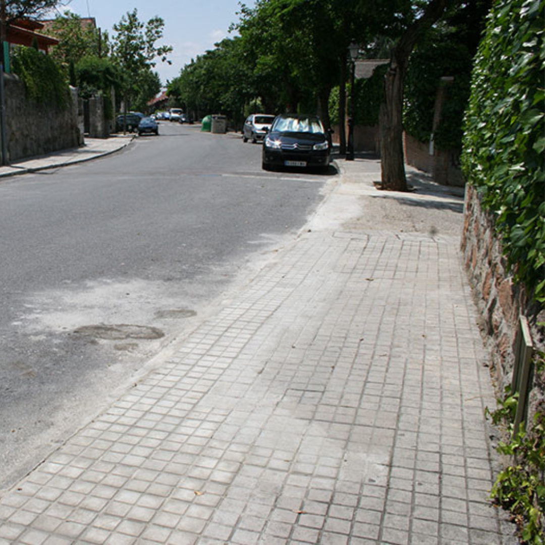 Corte al tráfico de la C/Javier García de Leaniz