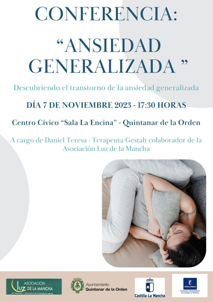 Daniel Teresa tratará la ansiedad el próximo 7 de noviembre en el centro cívico
