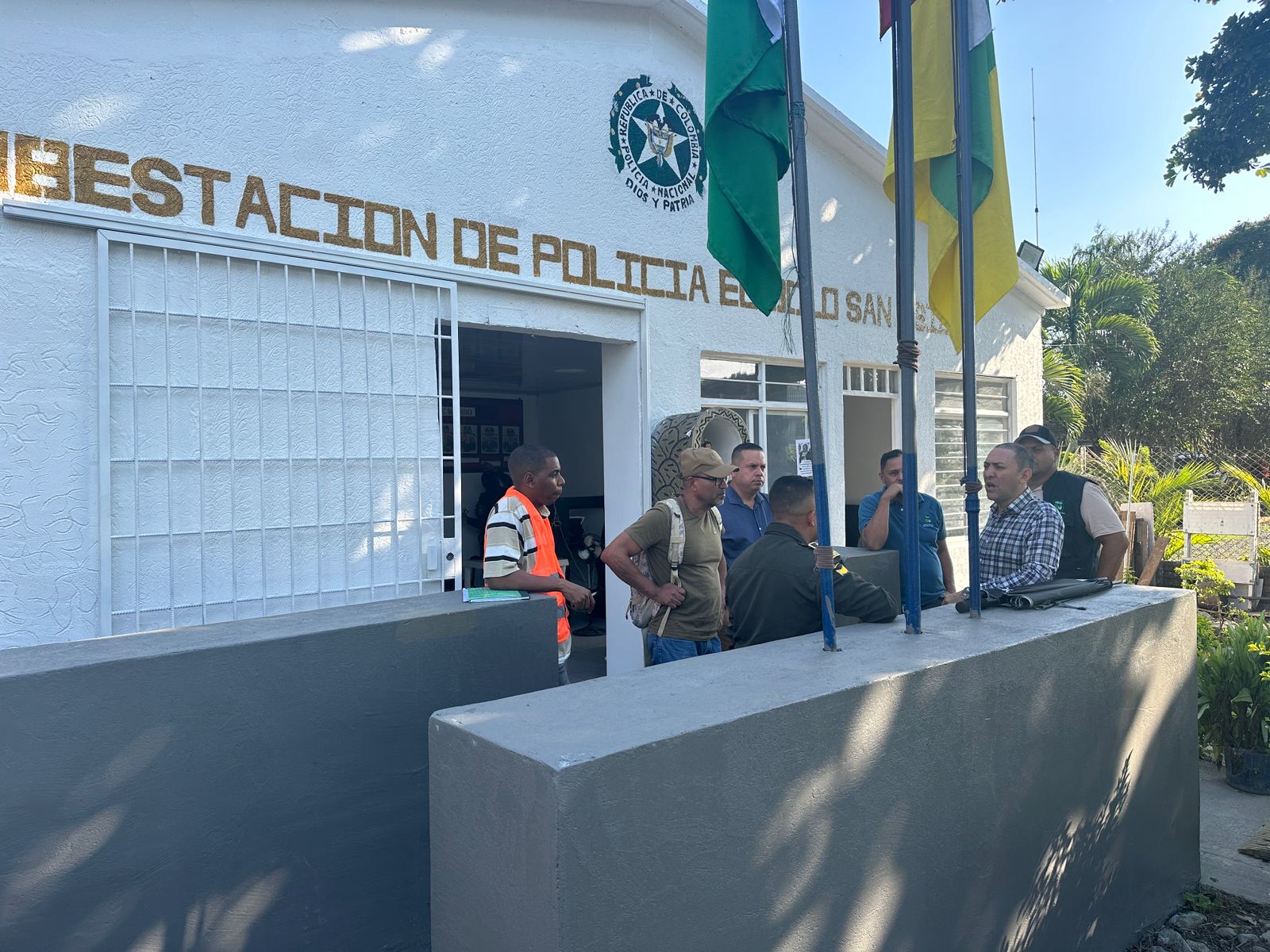 Entregamos la obra de renovación de la subestación de Policía del Bolo San Isidro, en el marco del proyecto de mejoramiento de la infraestructura policial de Palmira