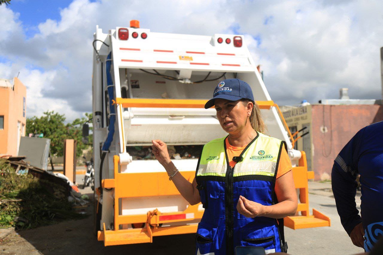 Más reforzamiento en recoja de basura para Villas del Sol – H. Ayuntamiento de Solidaridad