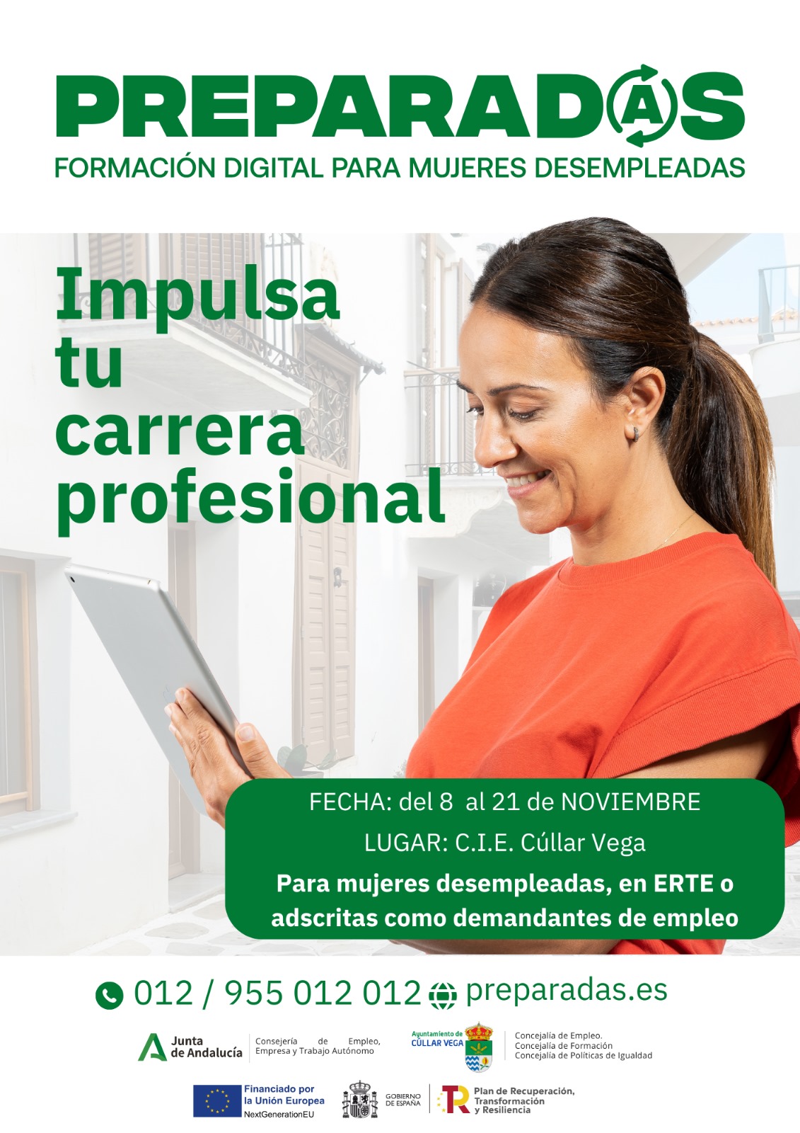 "Preparadas" formación digital para mujeres desempleadas