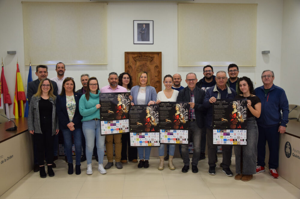Presentado el cartel de Santa Cecilia 2023 en Quintanar de la Orden