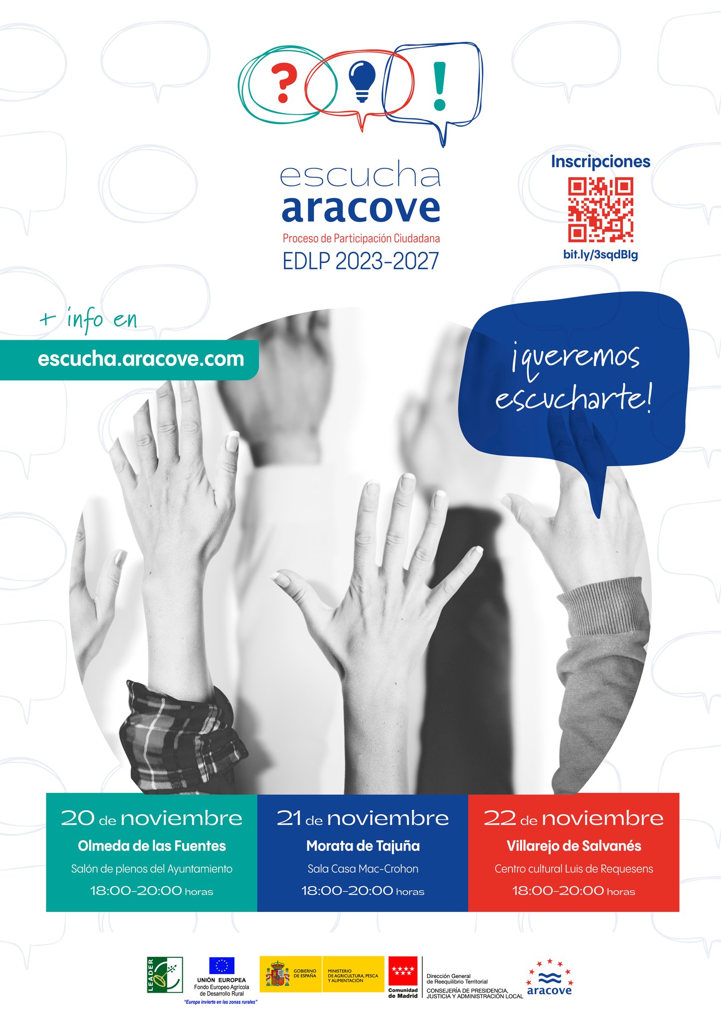 Proceso participativo Aracove. Estrategia LEADER 2023-2027