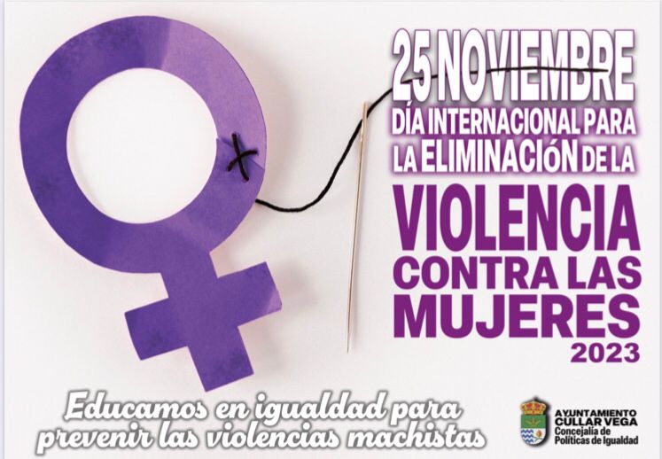 Programa actividades 25 noviembre Día Internacional para la eliminación de la Violencia contra las Mujeres 2023