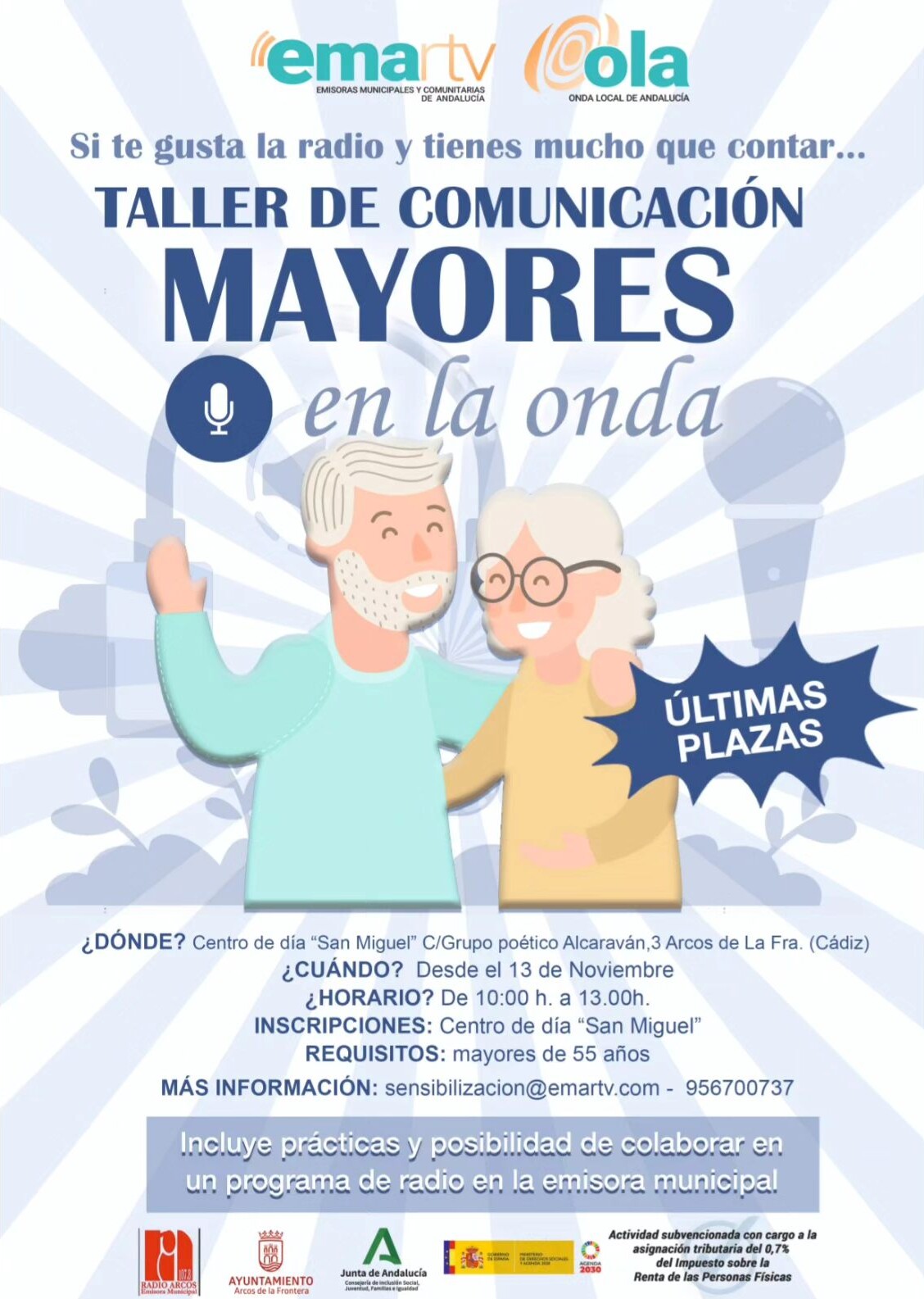 Taller de comunicación «Mayores en la Onda»