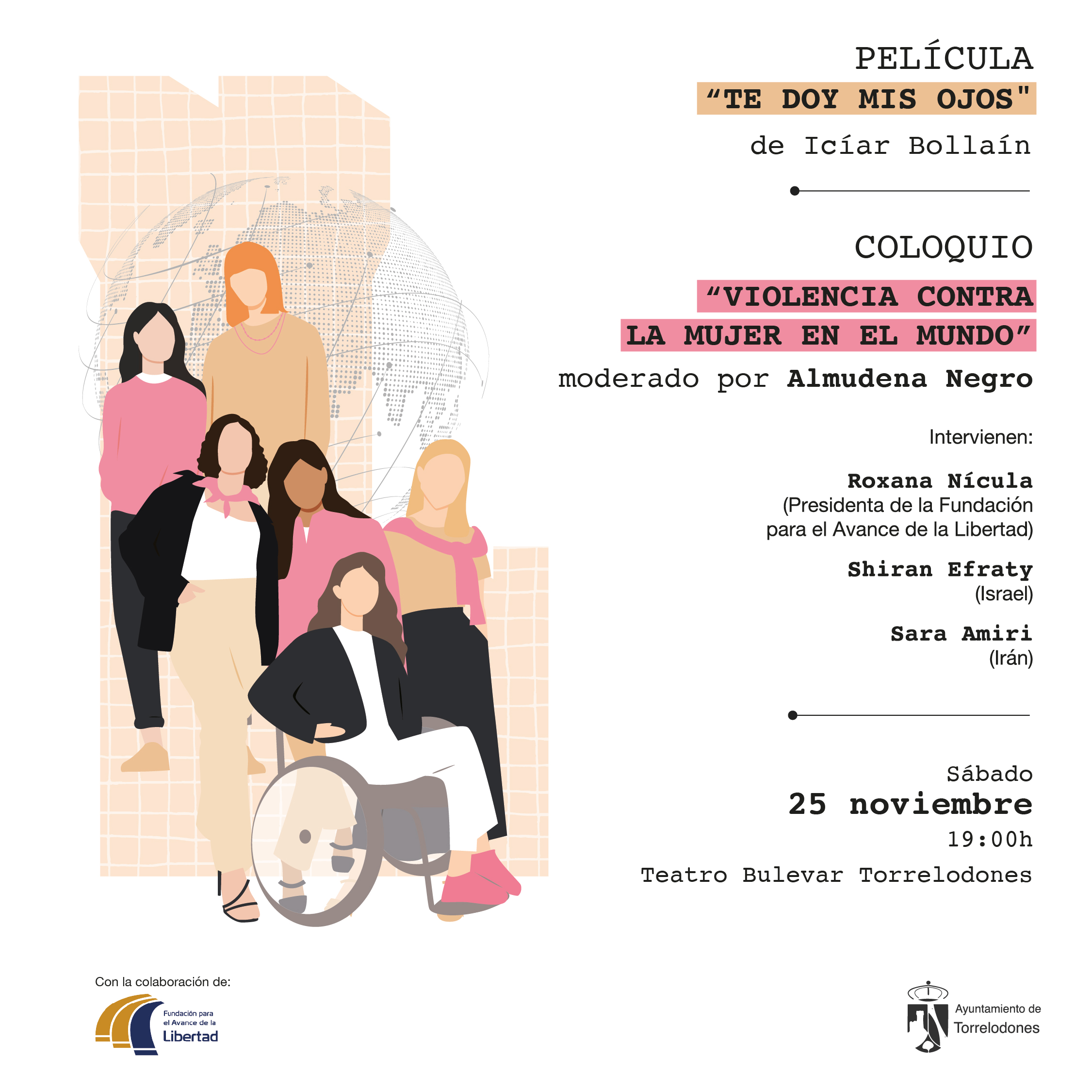 Torrelodones organiza un coloquio sobre “Violencia contra la mujer en el mundo”