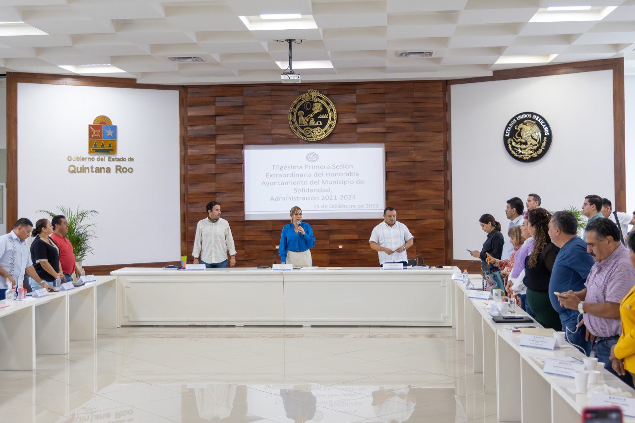 Aprueba Cabildo Presupuesto de Egresos para ejercicio fiscal 2024 – H. Ayuntamiento de Solidaridad