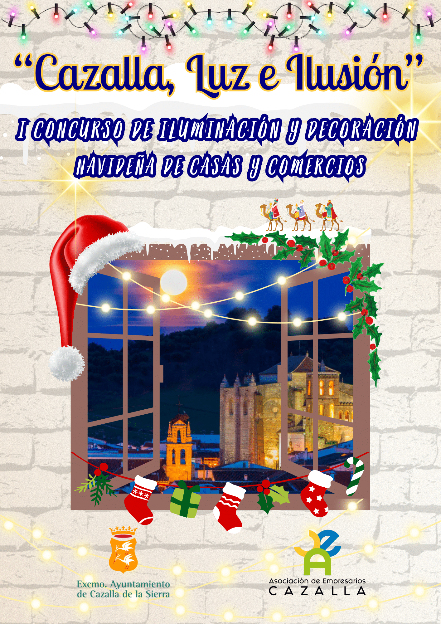 “CAZALLA, LUZ E ILUSIÓN” I Concurso de iluminación y decoración navideña de casas y comercios. – Cazalla de la Sierra