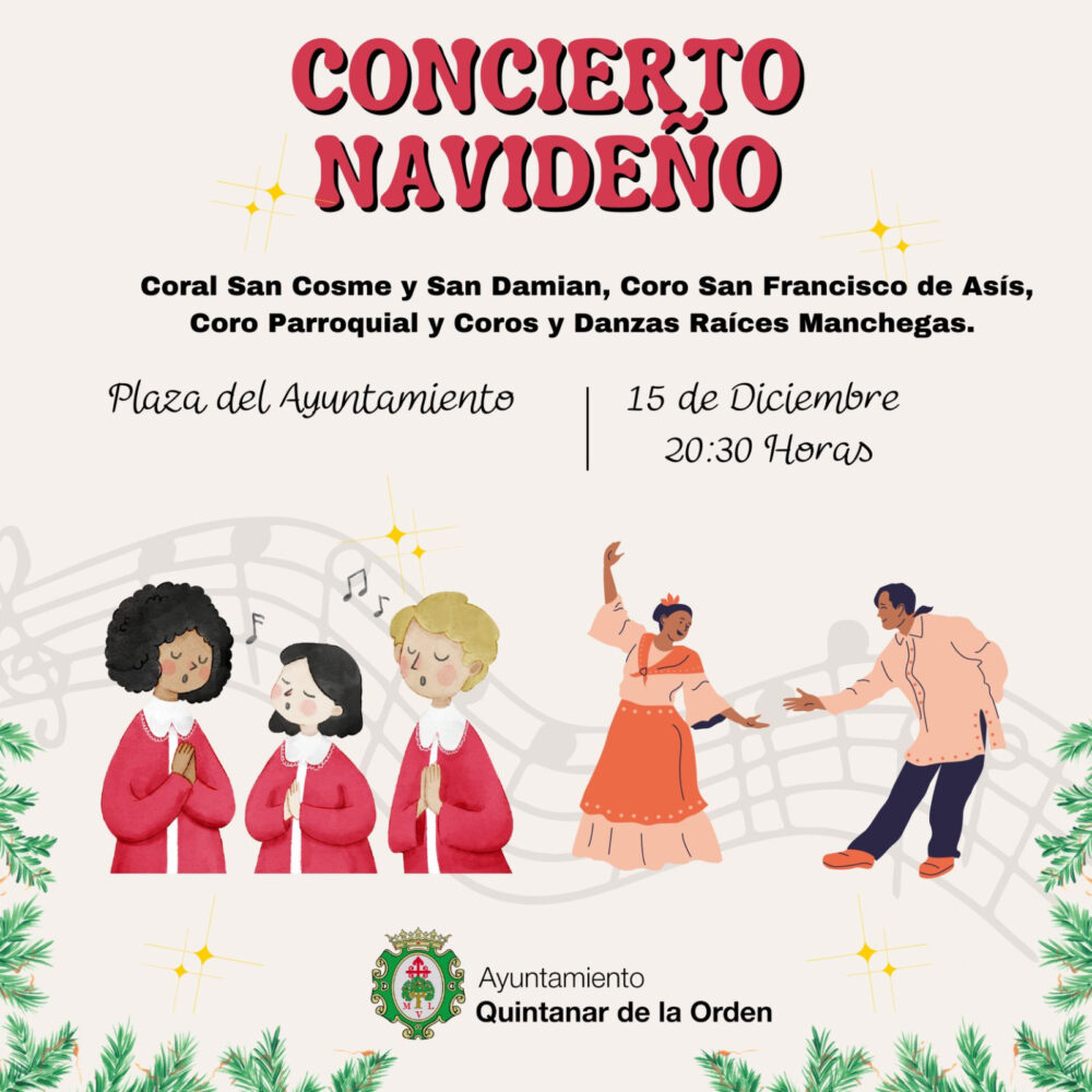 Concierto navideño de la coral y los coros de Quintanar de la Orden
