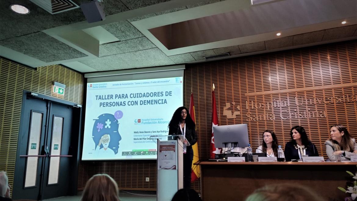 El Hospital Fundación Alcorcón, premiado por su taller 'Cuidando en la demencia' como aportación a la humanización sanitaria