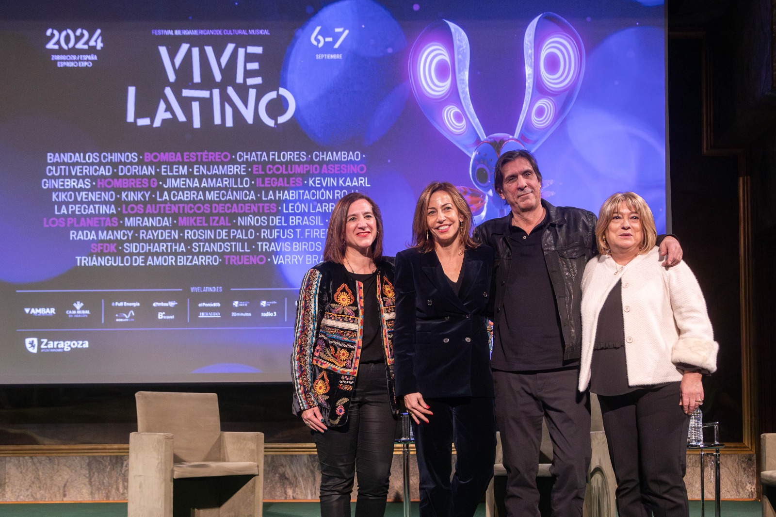 El festival Vive Latino reunirá en Zaragoza a Bomba Estéreo, Rayden, SFDK, Los Planetas y Hombres G en su tercera edición. Noticia. Ayuntamiento de Zaragoza
