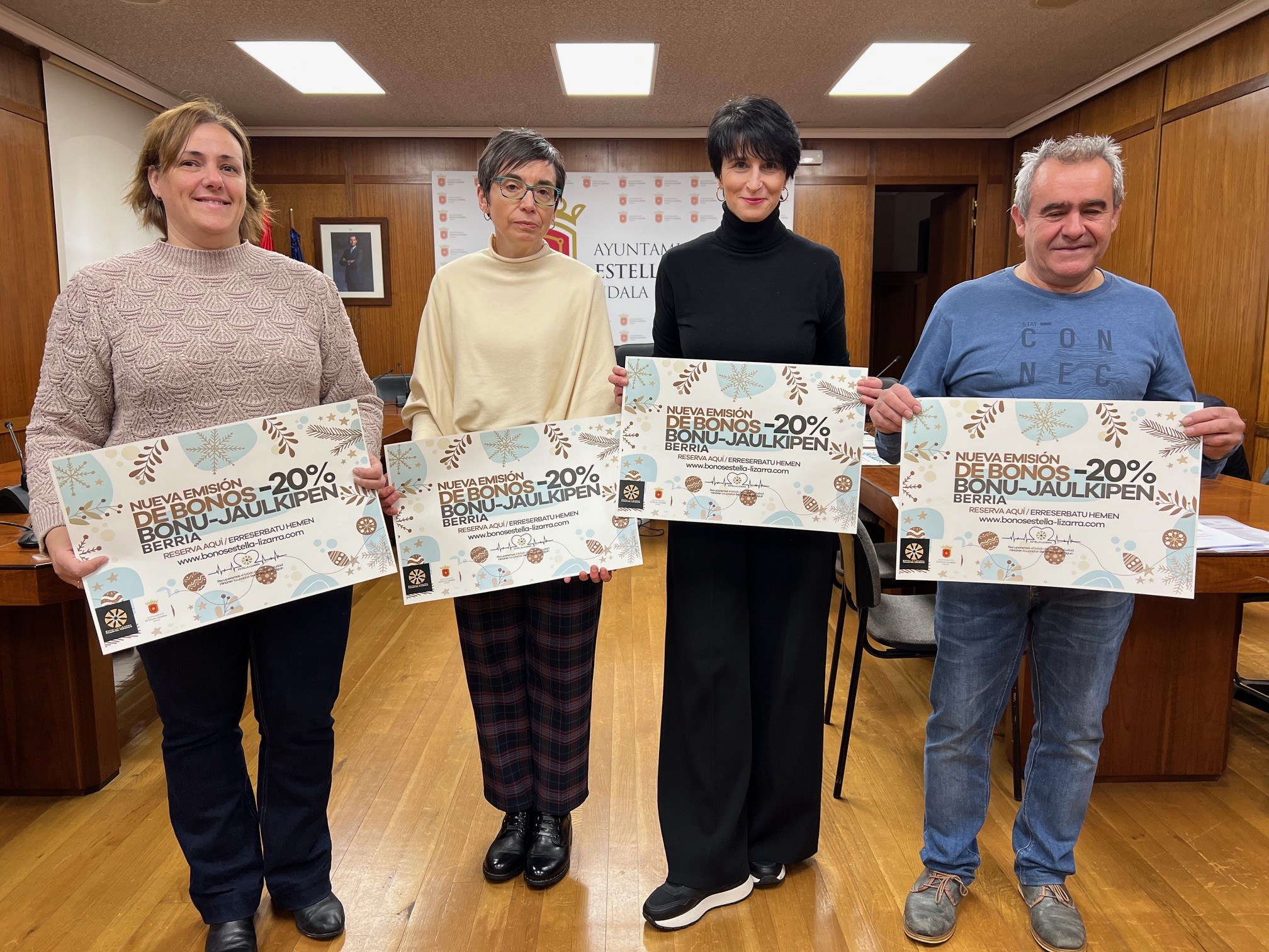 El lunes comienza una nueva campaña de bonos-comercio (especial Navidad), con un 20% de descuento en las compras, en 163 establecimientos de la ciudad – Ayuntamiento Estella-Lizarra Udala