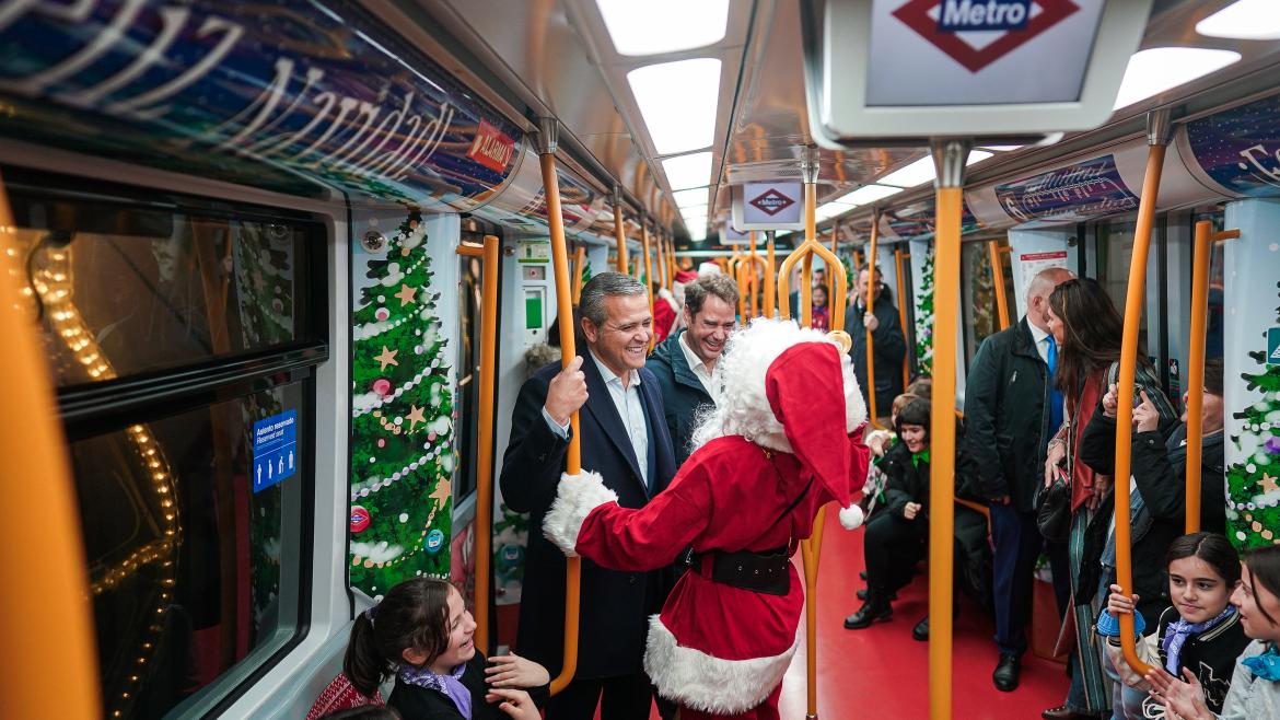 La Comunidad de Madrid extiende este año el Tren de la Navidad a MetroSur