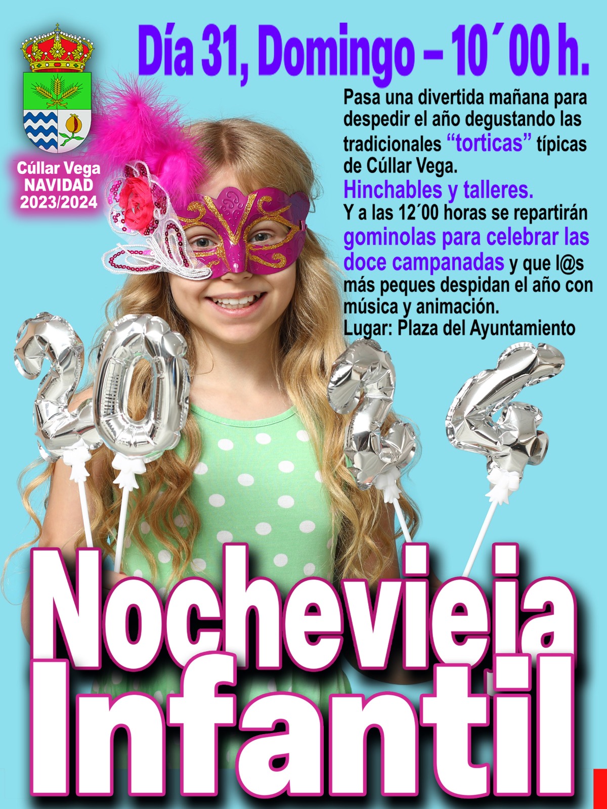 Nochevieja Infantil, este 31 de diciembre a las 10 h