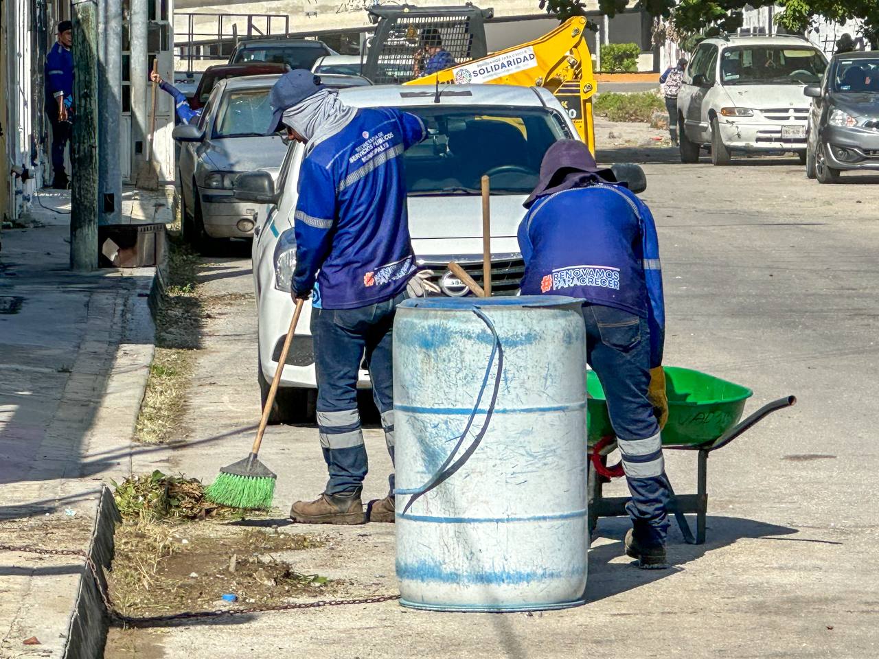 Programa “Barrido de Colonias” logra limpieza integral – H. Ayuntamiento de Solidaridad