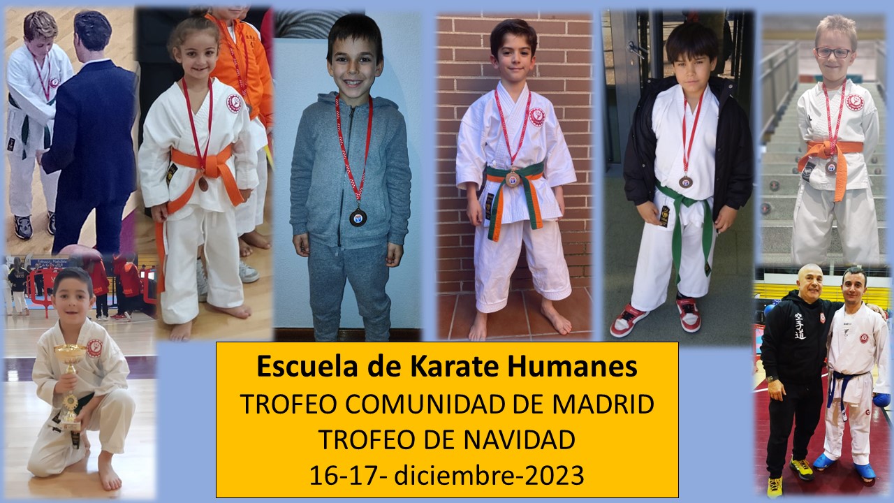 Varios deportistas de Humanes se clasifican en trofeos de kata y kumite de la Comunidad de Madrid