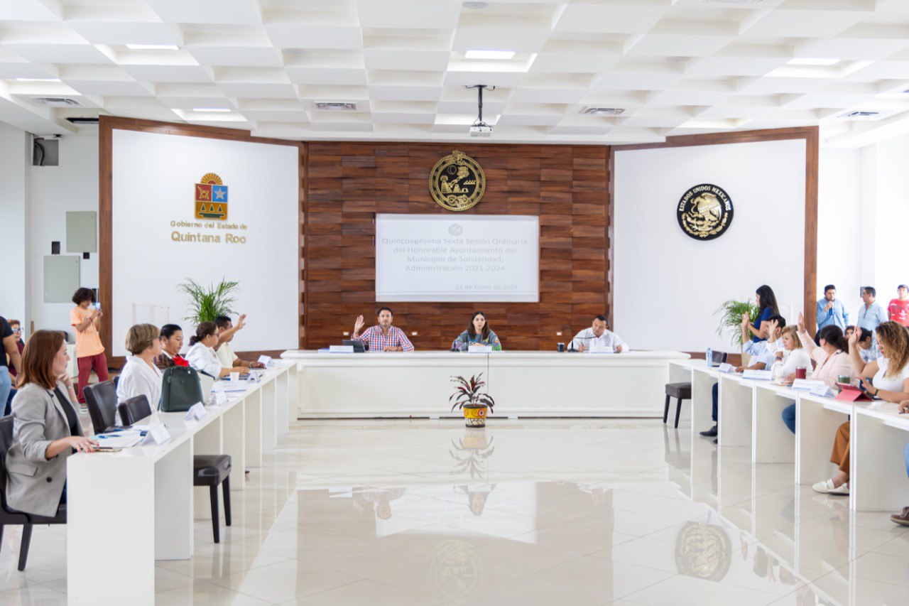 Cabildo aprobó resoluciones importantes para Solidaridad – H. Ayuntamiento de Solidaridad