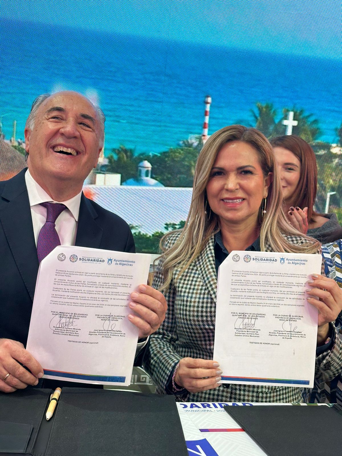 Firma Solidaridad primer hermanamiento internacional en la Fitur 2024 – H. Ayuntamiento de Solidaridad