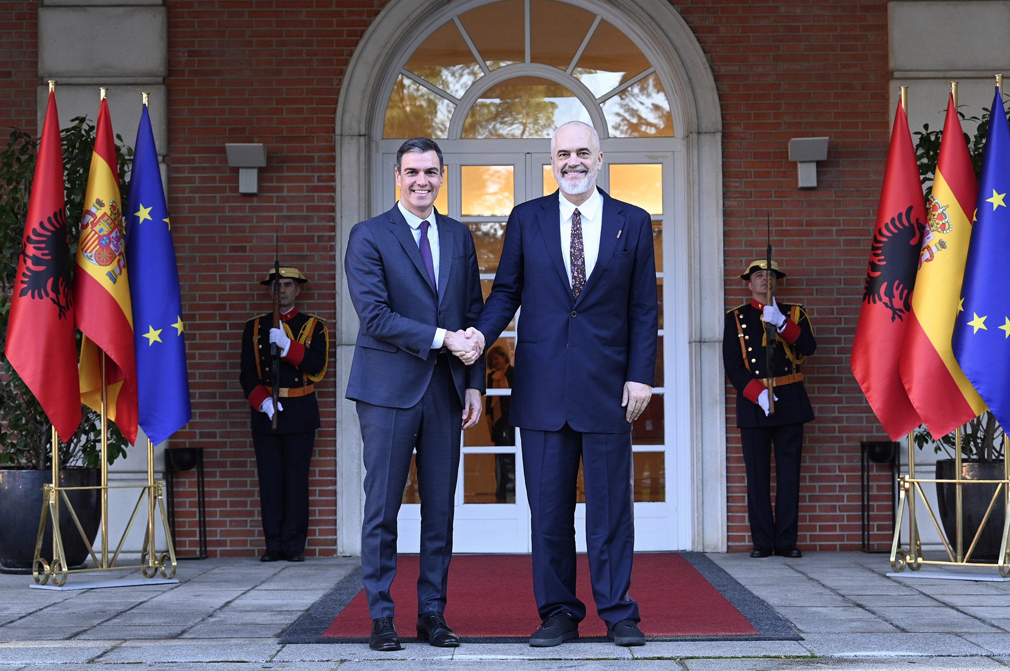 La Moncloa. 23/01/2024. Sánchez reconoce los avances de Albania en el proceso de adhesión a la UE [Presidente/Actividad]