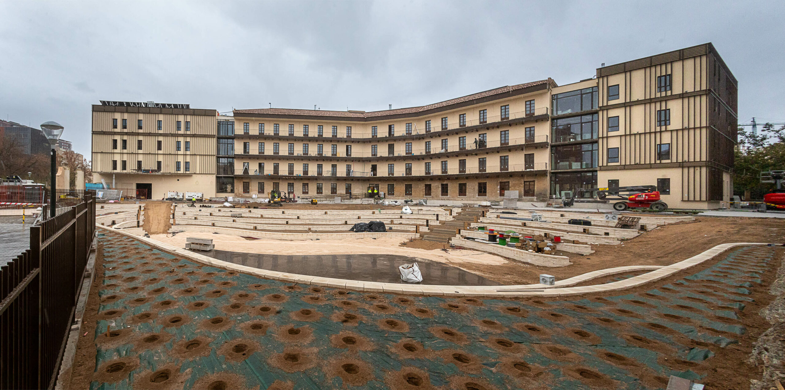 La obras de la residencia Pontoneros avanzan a buen ritmo. Noticia. Ayuntamiento de Zaragoza