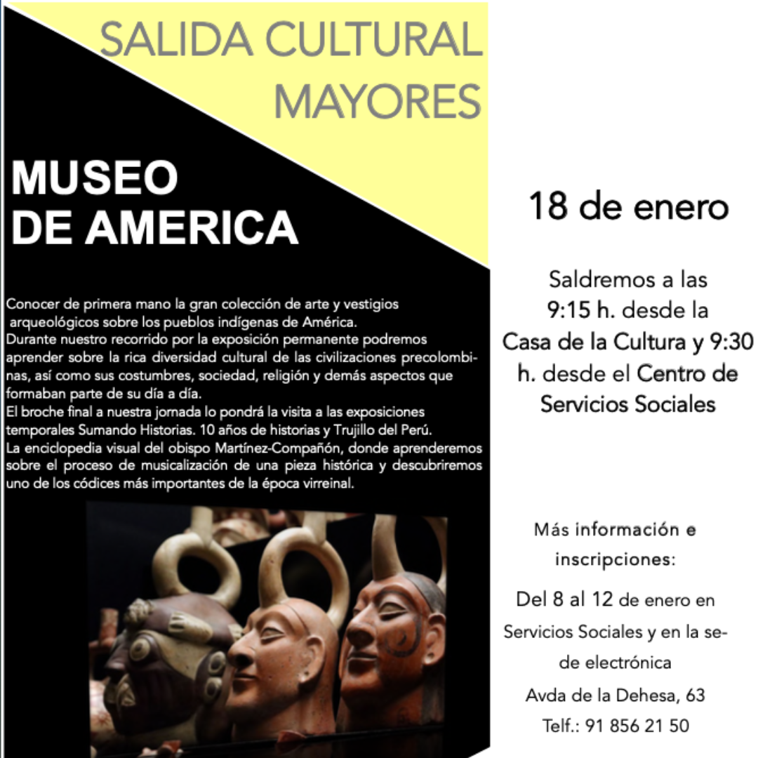 Los mayores de Torrelodones visitan el Museo de América