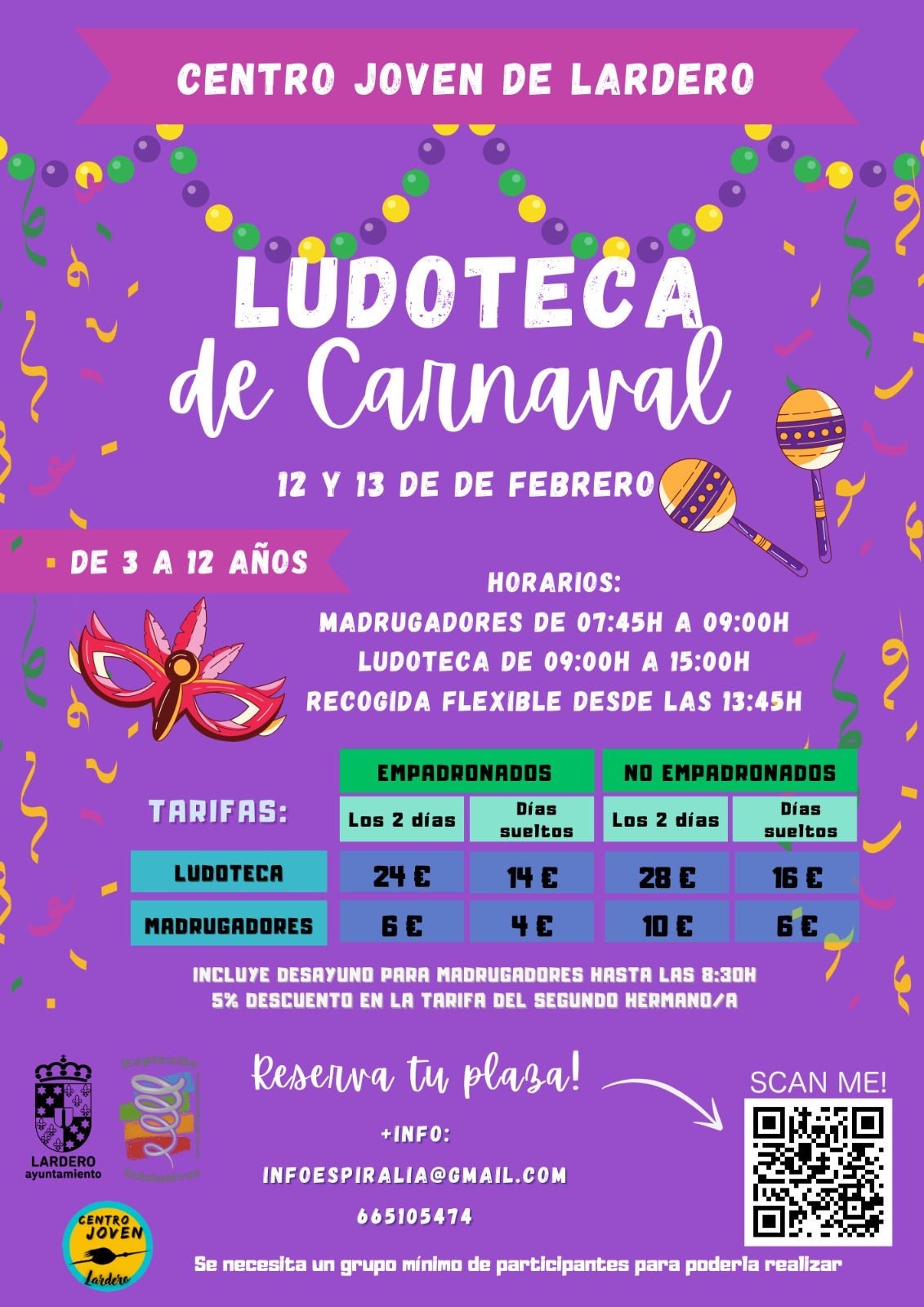 Ludotecas en Febrero | Ayuntamiento de Lardero