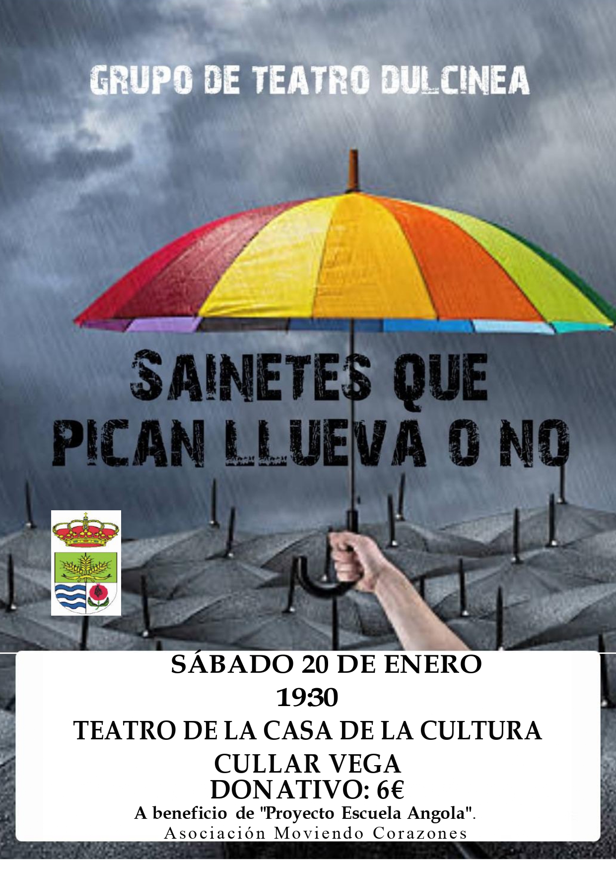 Obra de teatro: «Sainetes que pican llueva o no» sábado 20 de enero