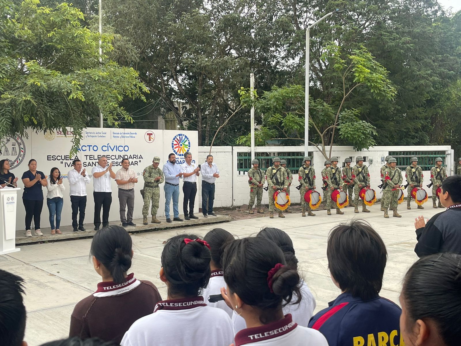 Promueven valores cívicos en estudiantes de la comunidad Cristo Rey – H. Ayuntamiento de Solidaridad