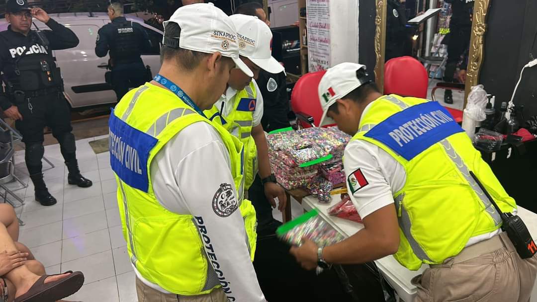 Refuerzan operativos para detectar venta de pirotecnia clandestina – H. Ayuntamiento de Solidaridad
