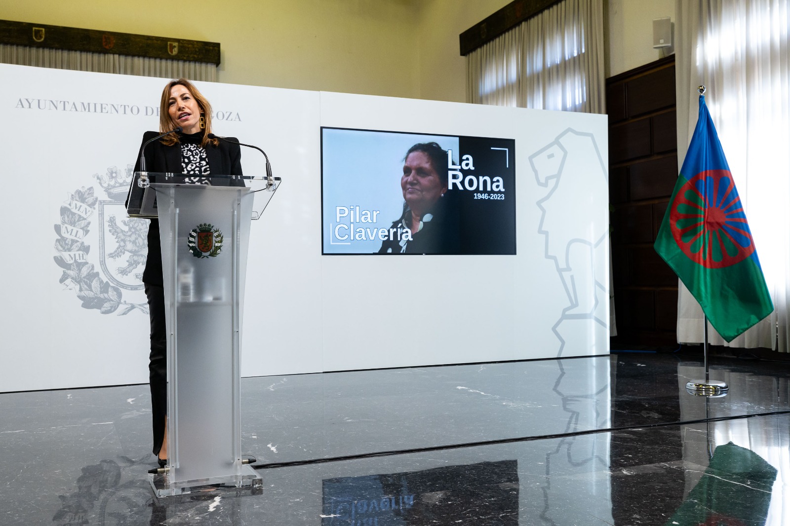 Zaragoza ensalza el legado de la Tía Rona en el Día de la Cultura Gitana. Noticia. Ayuntamiento de Zaragoza
