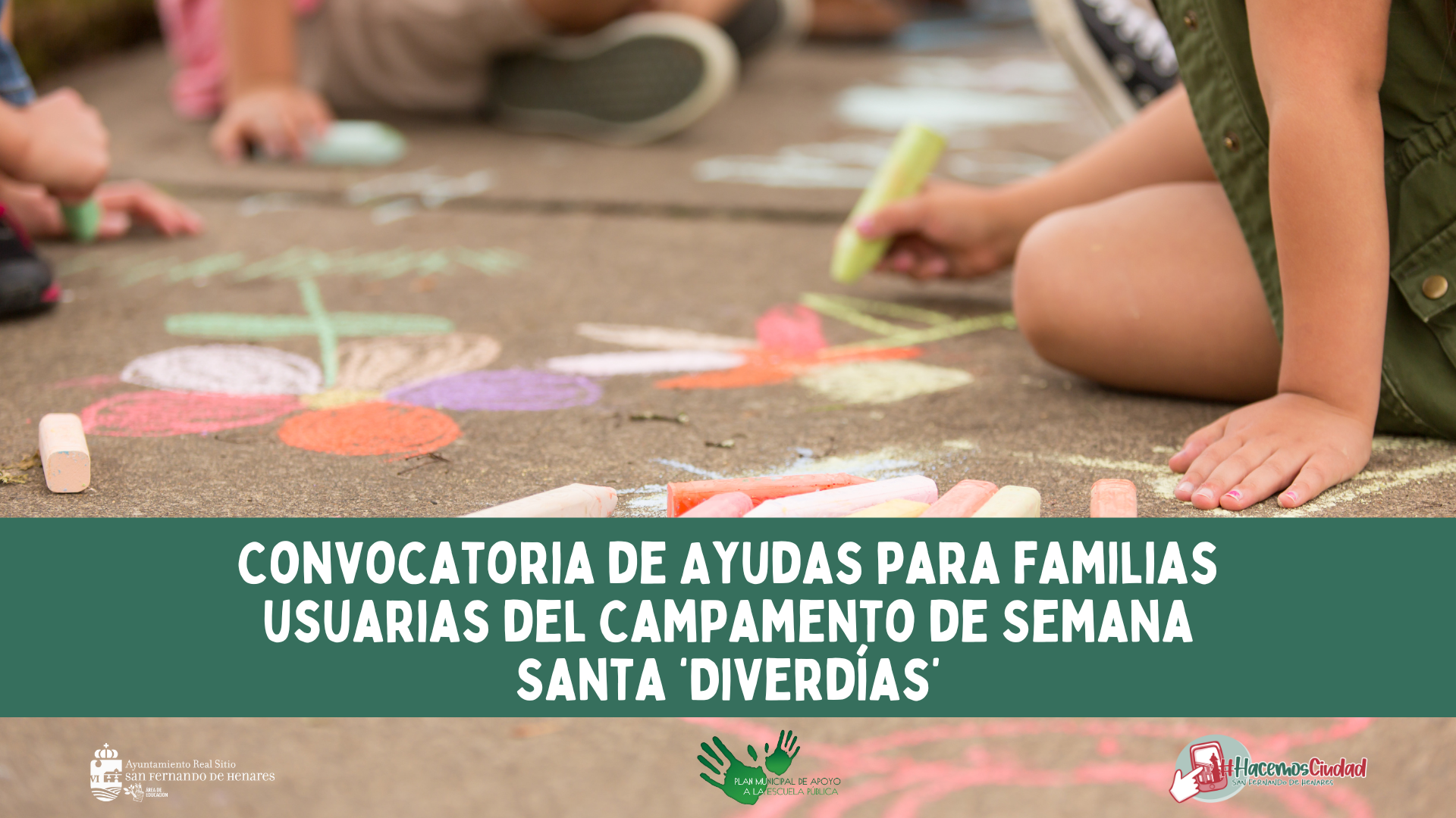 Convocatoria de Ayudas para familias usuarias del Campamento de Semana Santa