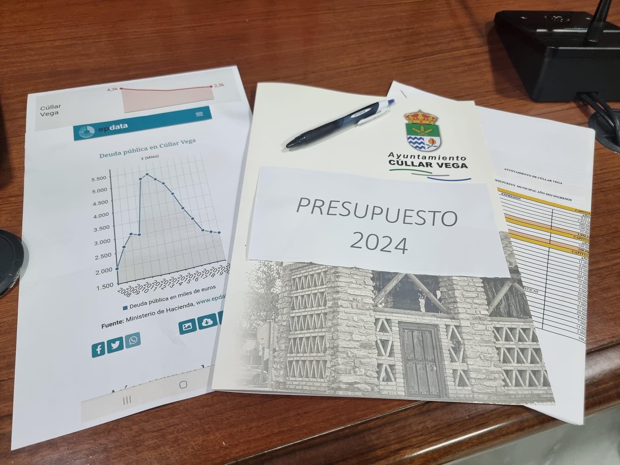 El Ayuntamiento de Cúllar Vega aprueba su presupuesto para 2024, que contará con importantes inversiones para poner en marcha nuevos servicios