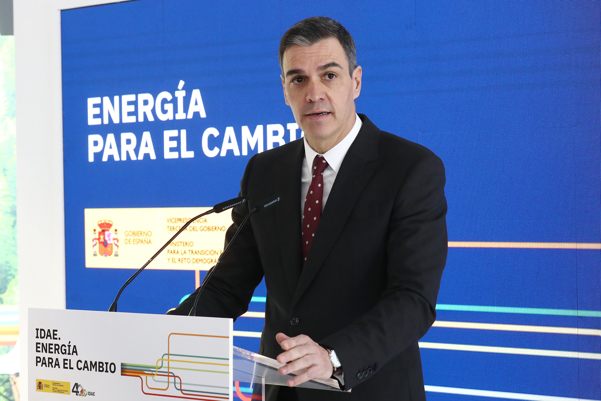El presidente del Gobierno garantiza que pondrá todos los medios disponibles para combatir la sequía y anuncia ayudas por 900 millones para proyectos de hidrógeno renovable