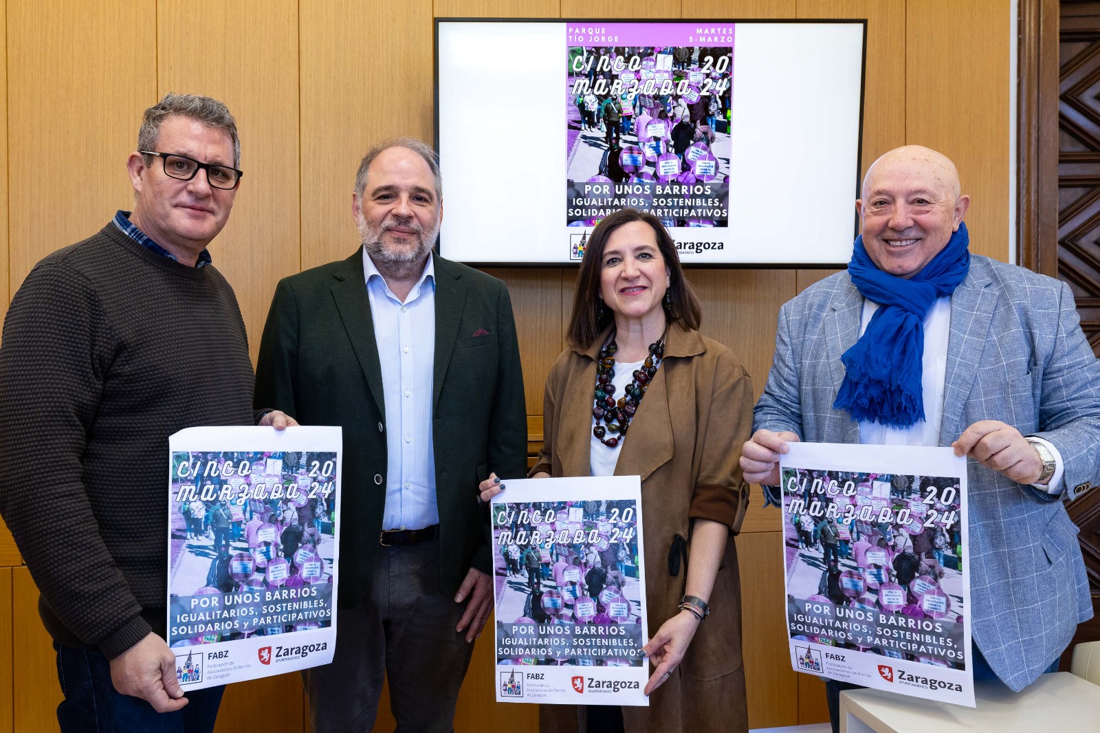La Cincomarzada se celebrará en el Tío Jorge con un ambiente festivo y la participación de 55 colectivos. Noticia. Ayuntamiento de Zaragoza