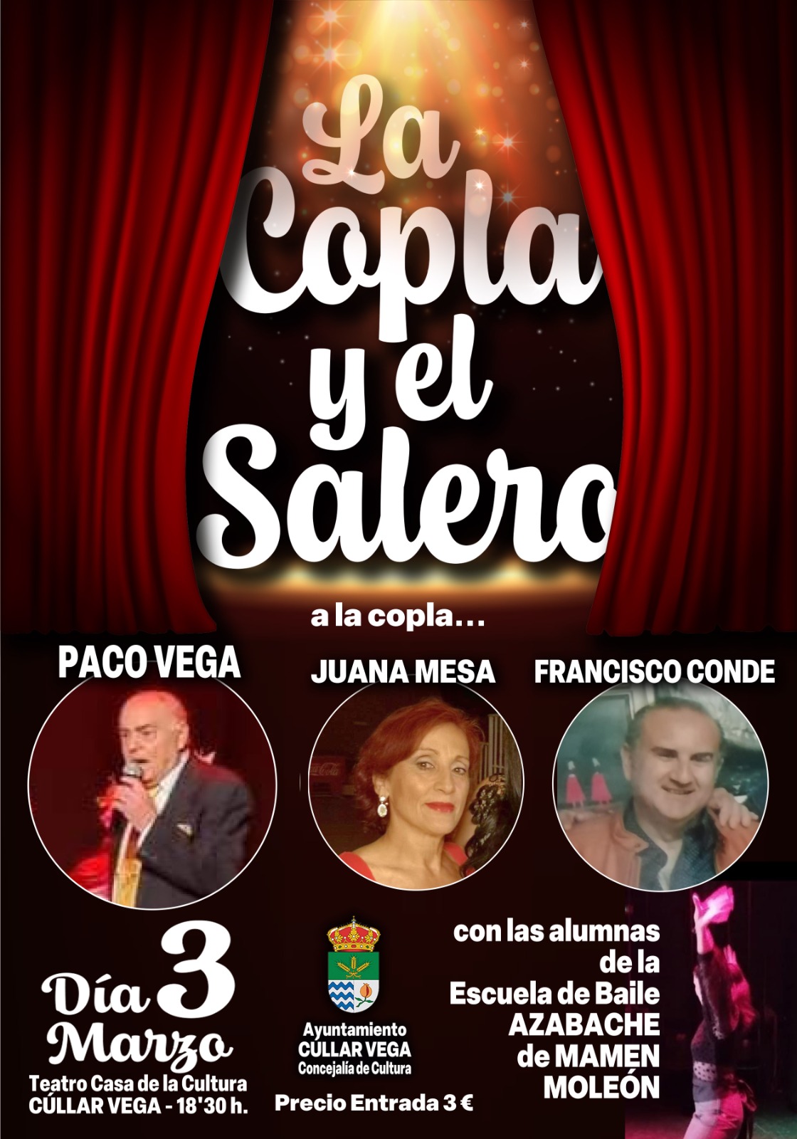 "La copla y el Salero" baile y copla el domingo 3 de marzo