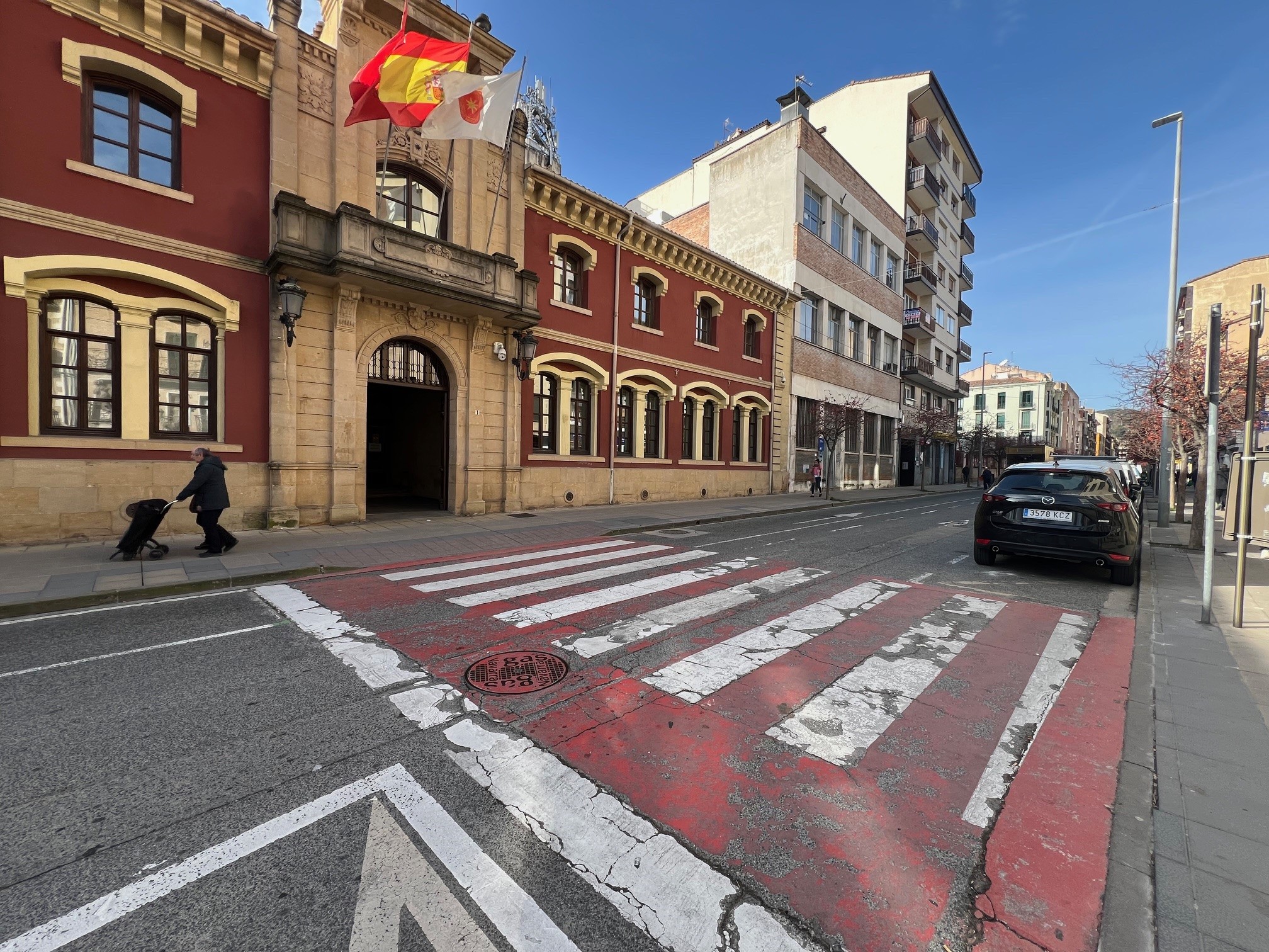 La próxima semana se va a proceder al repintado de una treintena de pasos de cebra – Ayuntamiento Estella-Lizarra Udala