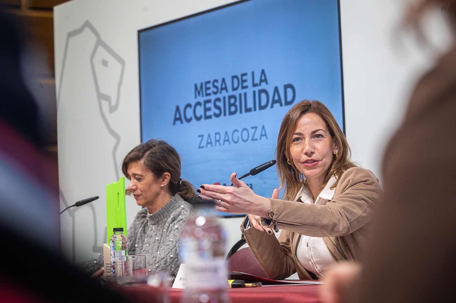 Natalia Chueca preside la primera reunión de la Mesa de la Accesibilidad de Zaragoza. Noticia. Ayuntamiento de Zaragoza