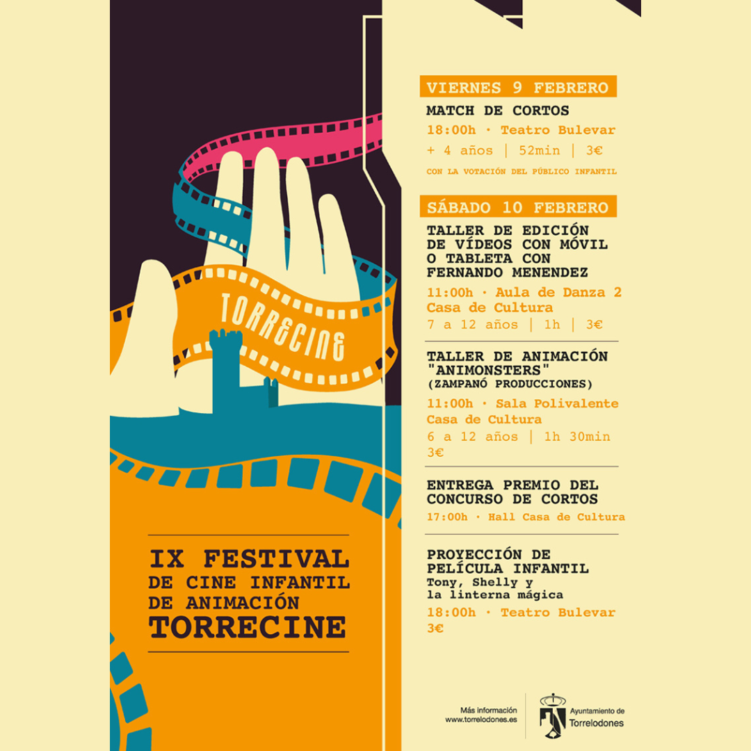 Torrecine, el Festival de cine infantil de animación llega al Teatro Bulevar de Torrelodones