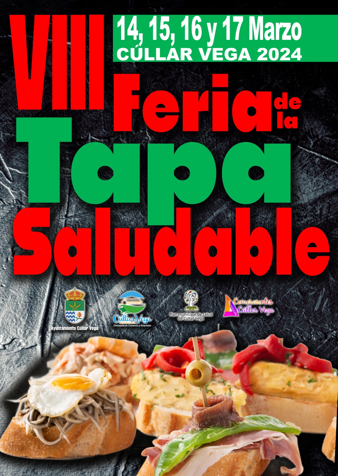 Cúllar Vega celebra este fin de semana su VIII Feria de la Tapa Saludable