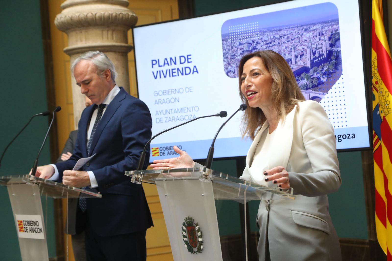 El Gobierno de Aragón y el Ayuntamiento de Zaragoza promoverán la construcción de mil viviendas de alquiler en la ciudad. Noticia. Ayuntamiento de Zaragoza