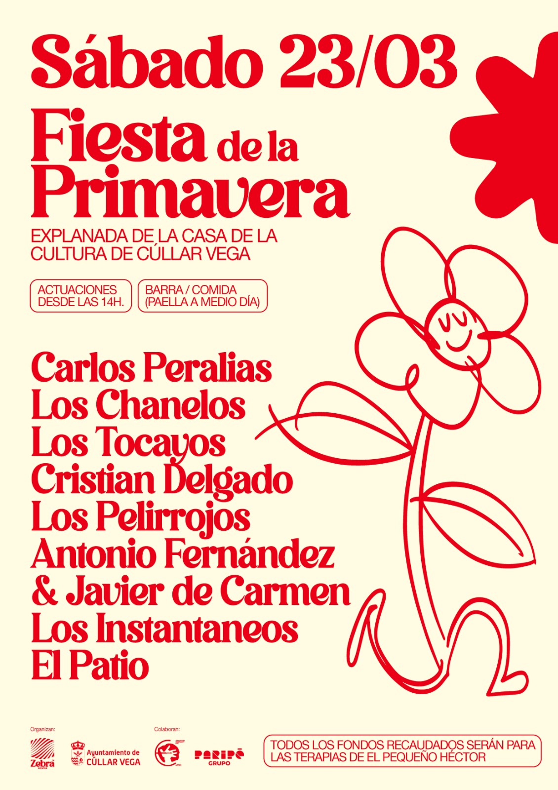 La fiesta de la Primavera de Cúllar Vega ha recaudado fondos para ayudar a Héctor, un niño con una enfermedad rara