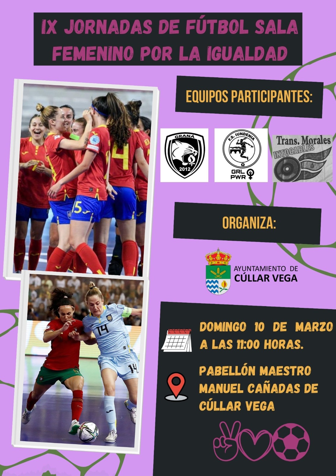 IX Jornadas de Fútbol Sala Femenino por la Igualdad
