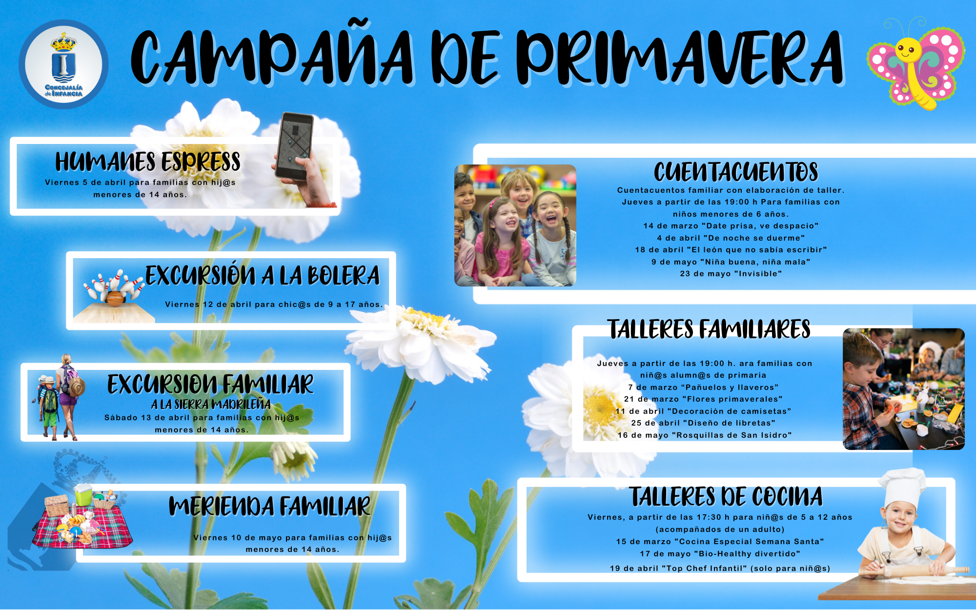 La Concejalía de Infancia presenta la Campaña de Primavera con multitud de actividades