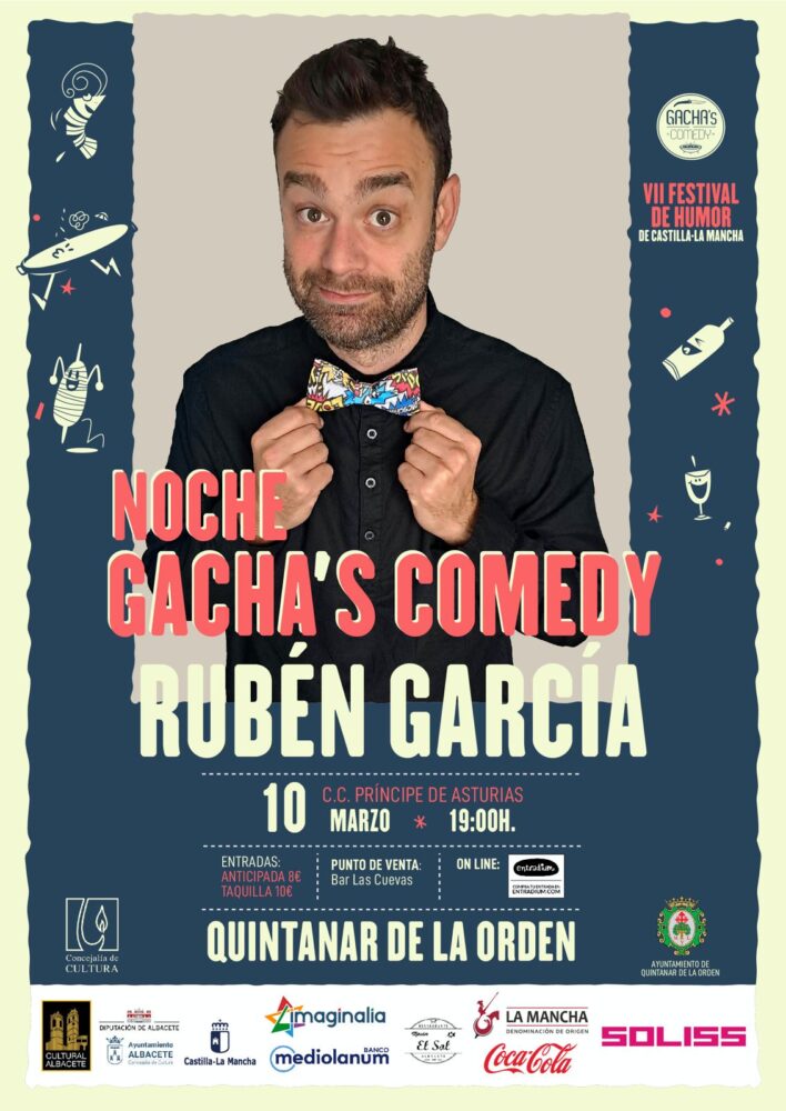Noche Gacha´s comedy aterriza en quintanar de la orden